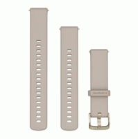Quick Release Bands (18 mm) - French grey, soft gold hardware - 010-13256-02 - Garmin